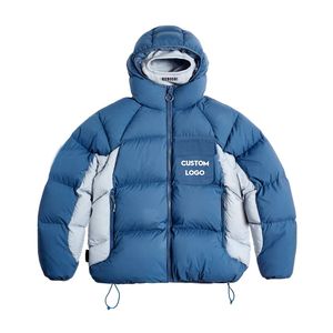 2026 Men's Cotton Bubble <b>Winter</b> Custom Zipper Puffer Hooded Windproof Waterproof Camouflage Streetwear Jacket <b>Coats</b> RYBIC SPORTS - Product Image 1