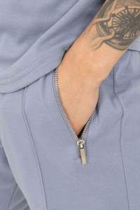 Ensemble de survêtement d'été 2 pièces personnalisé pour homme, respirant, 100 % coton tricoté, t-shirt à manches courtes et short, vêtements de sport OEM - Product Image 4