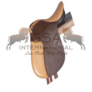 Silla de montar inglesa de cuero genuino de alta calidad para equitación y entrenamiento, silla de doma, silla de montar western, silla de montar sintética - Product Image 2