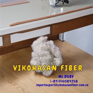 Fibre de cellulose recyclée creuse et conjuguée 15D HC blanche à bas prix Vikohasan pour jouets en peluche, oreillers, canapés, coussins, filage et béton - Product Image 6