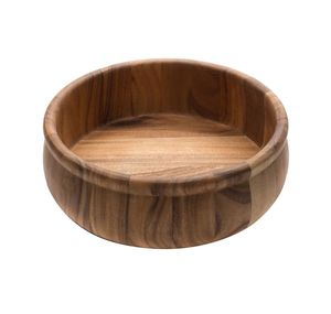 Tazón de Madera Artesanal, Tazón para Servir de Madera Natural con Diseño de Patchwork, Tazón Ecológico para Ensaladas, Tazón de Madera Hecho a Mano para Frutas - Product Image 2