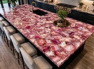 Natural Agate <b>Table</b> Top, Handmade Stone Furniture, Luxury <b>Coffee</b> <b>Table</b> ,Home Decor, Healing Crystal Furniture, Unique Gift Idea - Product Image 3