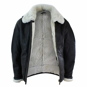 2026 New Arrive <b>Mens</b> Leather <b>Fur</b> <b>Jacket</b> Luxury Winter Fashion High Quality Export Supplier Custom Logo Branding - Product Image 5