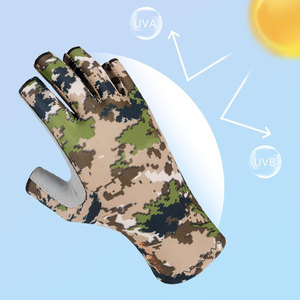 Guantes de Vela Highland con Estampado a Color para Hombre y Mujer, Guantes sin Dedos con Protección UV UPF 50+ - Product Image 4