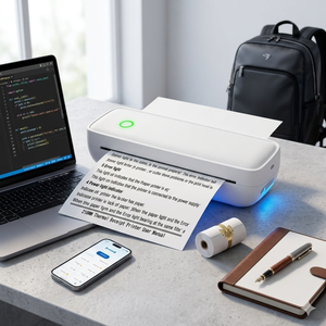 Impresora Térmica Portátil Sudex A4 Inalámbrica para Documentos, Impresora Digital Mini sin Tinta para Oficina y Viajes, Garantía de 3 Años - Product Image 2