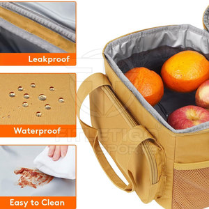 Best Selling Custom Insulated Meal Prep Lunch <b>Cooler</b> <b>Bag</b> with High Quality Polyester Durable & Eco-Friendly Design - Product Image 6