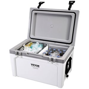 Glacière isotherme portable 52 Qt, robuste avec poignée, maintien de la glace, capacité de 50 canettes, idéale pour les boîtes à lunch, les camps et les aventures en plein air - Product Image 1