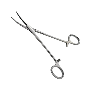 Pinzas Hemostáticas Curvas para Bloqueo de Arterias, Manuales, de Alta Calidad, para Uso Quirúrgico y Dental, con Punta Dentada - Product Image 1