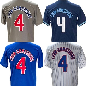 Camiseta de Béisbol Personalizada para Hombre con Logotipo, Nombre y Número del Jugador, Uniforme de Equipo Sublimado para Entrenamiento de Liga - Product Image 4