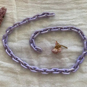 Chaîne murale Art Déco moderne et élégante en bois poli, pour la maison et le salon, toutes les couleurs disponibles - Product Image 1