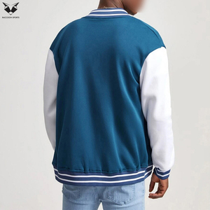 Blousons universitaires et blousons bomber pour hommes, nouveau design respirant, style unique aux couleurs contrastées, meilleur fournisseur - Product Image 2