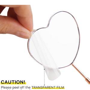 Miroir à cils classique avec accent réfléchissant pour coiffeuse, pièce d'appoint élégante pour coin beauté - Product Image 2