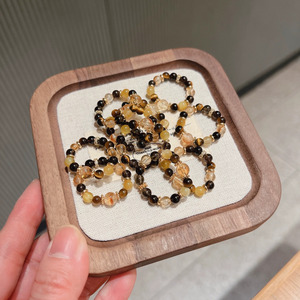 Bague en pierres précieuses jade vintage pour femme pour la richesse et la chance - Product Image 4