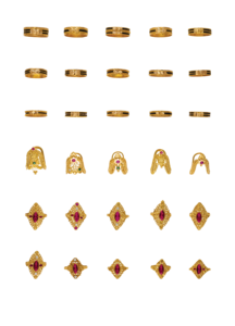 Anillos de Oro Sólido de 22K |   Anillos de Oro con Sello 916 de Diseño Tradicional y Moderno para Uso Diario, Regalos, Bodas, Cumpleaños y Aniversarios - Product Image 6