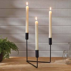 Lanterne porte-bougie créative en fil de fer, forme cerf classique, durable, écologique, faite à la main, pour la décoration de table de salle à manger à la maison - Product Image 1