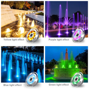 IP68 Waterproof 12V 48W LED Fountain <b>Light</b> RGB Landscape Spotlight 160mm Stainless Steel Ra90 6000K Daylight <b>Pond</b> Garden - Product Image 5