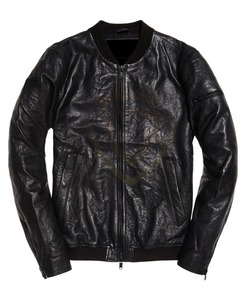 Chaqueta de Cuero Genuina para Hombre 2026, Disponible OEM, Chaqueta de Invierno para Hombre - Product Image 4