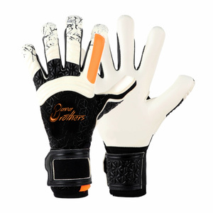 Gants de gardien de but de football professionnels pour adultes et enfants, rouge et noir, antidérapants et respirants - Product Image 5