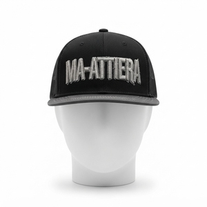Men's <b>Black</b> Trucker Cap Custom Embroidered Logo Mesh Back Baseball Hat Adjustable Streetwear Outdoor - Product Image 3