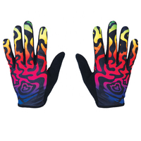 Gants de cyclisme OEM écologiques à doigts complets, en tissu respirant, paume antidérapante, couleurs et logo personnalisables, approvisionnement en gros