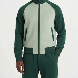 Ensemble de survêtement polaire pour homme, veste zippée intégrale, tenue de sport décontractée pour l'automne et l'hiver, idéal pour l'entraînement et les activités sportives - Product Image 4