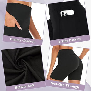 Shorts de mujer con diseño de cintura flexible y costuras premium, ideales para uso prolongado, shorts casuales para mujer - Product Image 4