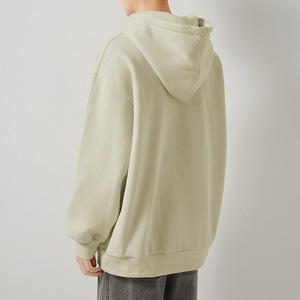 เสื้อฮู้ดดี้และเสื้อสเวตเชิ้ตผ้าหนาสำหรับผู้ชาย แบรนด์ Blank Streetwear ไม่มีเชือกผูก  โลโก้สั่งทำได้  ทรงโอเวอร์ไซส์ - Product Image 6