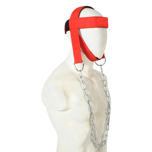 Weight Lifting Heavy Duty Professional Head Neck Harness with Neoprene & Nylon Metal Chain for <b>Strength</b> <b>Training</b> Gym Sling Belt - Product Image 3