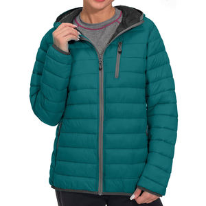 OEM Factory Prices Women's Customized Heated Eco-Friendly <b>Quilted</b> Puffer Coat Jacket Nylon Lining Waterproof Breathable Casual - Product Image 3