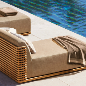 Sillón de exterior más vendido, hecho de madera de teca de alta calidad, ideal para relajarse al aire libre, resistente y duradero. - Product Image 2