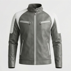 Chaqueta de Motociclista de Cuero Genuino para Hombre de la Mejor Calidad, Nueva Colección de Invierno, Chaquetas de Motocicleta con Protecciones Desmontables Personalizadas - Product Image 1