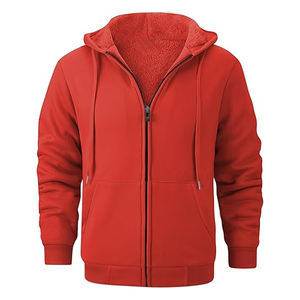 Sudaderas con Capucha Térmicas Personalizadas de Manga Larga 100% Algodón para Hombre, Estilo Nuevo con Cierre, Sudaderas para Hombre 2026 - Product Image 1