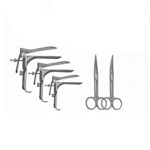 Ensemble personnalisé d'instruments chirurgicaux : Spéculum, Ciseaux, Bol réniforme, en acier inoxydable manuel, certifié CE Classe II, pour usage hospitalier - Product Image 2