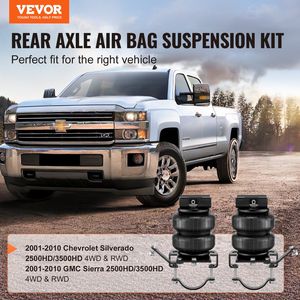 Kit de suspension pneumatique compatible Chevrolet Silverado 2500/3500HD GMC pour Sierra 2001-2010, suspensions de camion - Product Image 2