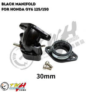 TWh GY6ไต้หวันประสิทธิภาพในการแข่งรถจักรยานยนต์สีดำท่อร่วม30mm/32mm - Product Image 3