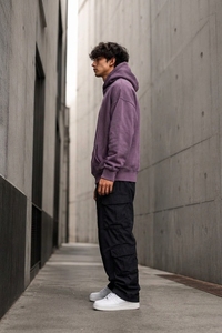 Sudadera con Capucha Oversize Unisex de Algodón y Felpa Antiarrugas, Estilo Casual Urbano con Bolsillo Canguro, Ropa de Invierno, Estilo Costa Oeste - Product Image 2