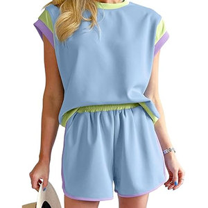 Nouvel ensemble deux pièces pour femme, tenue de travail décontractée, 2026, 100% coton satiné, écologique - Product Image 1