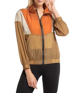Nuevo diseño hecho a medida ligero a prueba de viento chaqueta de mujer de talla grande cortavientos chaqueta de nailon para exteriores con forro de satén - Product Image 3