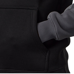 Sweat à capuche personnalisé pour homme, hiver, color block, en molleton écologique coton-polyester, manches raglan, poche kangourou, sport décontracté - Product Image 5