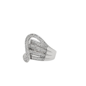 Bague de fiançailles et de mariage artisanale en argent sterling 925 avec zircon cubique naturel de haute qualité certifié IGI, sertie clos - Product Image 5