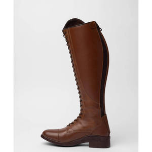 Bota de Montar para Caballo, de Cuero Sintético de Color Sólido, Protección Completa para Montar a Caballo - Product Image 4