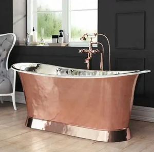 อ่างอาบน้ำทองแดงราคาถูกและราคาส่งสำหรับวิลล่าหรู - Product Image 1