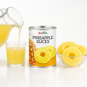 Delicious Vietnam Manufacturer Supply Low Price Canned Pineapple Slices in Pineapple Juice Customized Packaging - Product Image 5