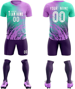 Camiseta de Fútbol Personalizada, Transpirable, Ecológica y Antibacteriana para Clubes, Uniforme con Nombre y Número Personalizados, 100% Poliéster - Product Image 5