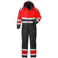 Combinaison de travail d'hiver haute visibilité OEM de qualité supérieure pour hommes, en polyester, réfléchissante, imperméable, coupe-vent, uniforme de sécurité et de protection