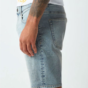 Shorts en jean pour hommes, 100% coton, respirants, décontractés, de haute qualité, best-sellers, séchage rapide, vente en ligne - Product Image 3