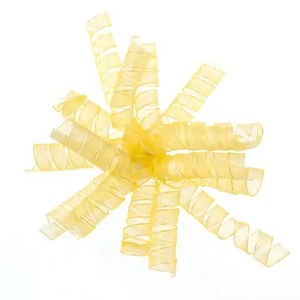 Cinta de Poliéster de Lujo con Estampado de Mariposas de Doble Cara para Envolver Regalos de Hanukkah - Product Image 1