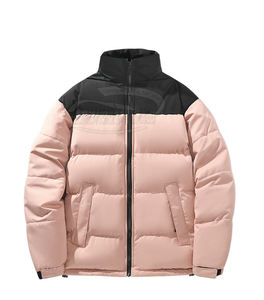 Chaquetas acolchadas de lana para hombre 2024 con cuello levantado estilo personalizado High Street precio al por mayor para invierno mangas largas - Product Image 4