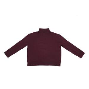 ODM OEM, jersey de cuello redondo de lana/Cachemira de otoño para mujer hecho a medida, tejido de punto fino, textura suave antiarrugas, holgado - Product Image 1