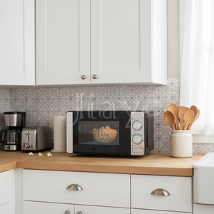 Horno <span class=keywords><strong>Microondas</strong></span> Compacto de Encimera de 20L y 700W, <span class=keywords><strong>Microondas</strong></span> <span class=keywords><strong>Pequeño</strong></span> para Cocina con Plato Giratorio de Vidrio y LED - Product Image 2